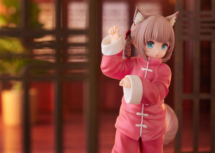 My Cat Is a Kawaii Girl Estatua Palette Dress-Up Collection Kinako Nyang fu Ver. 15 cm