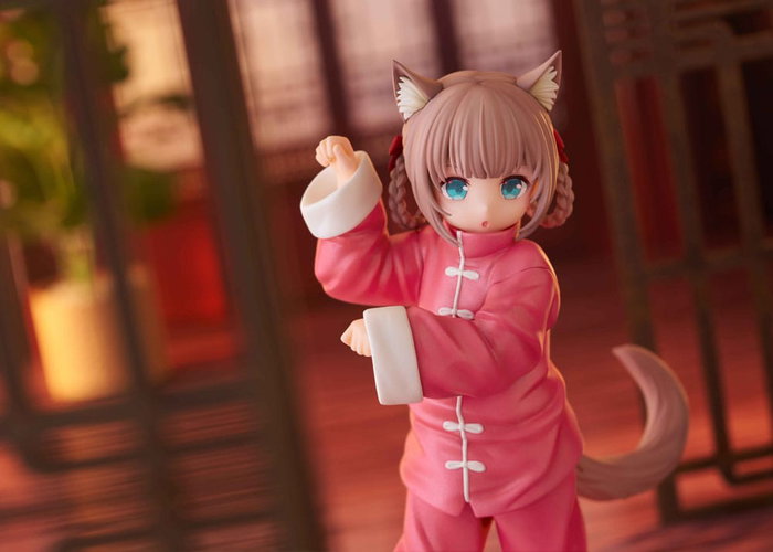 My Cat Is a Kawaii Girl Estatua Palette Dress-Up Collection Kinako Nyang fu Ver. 15 cm