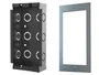 Fanvil EX102 Caja para instalación empotrada de aluminio SGCC color negro, compatible con intercomunicadores i62/i63/i64 para montaje en pared