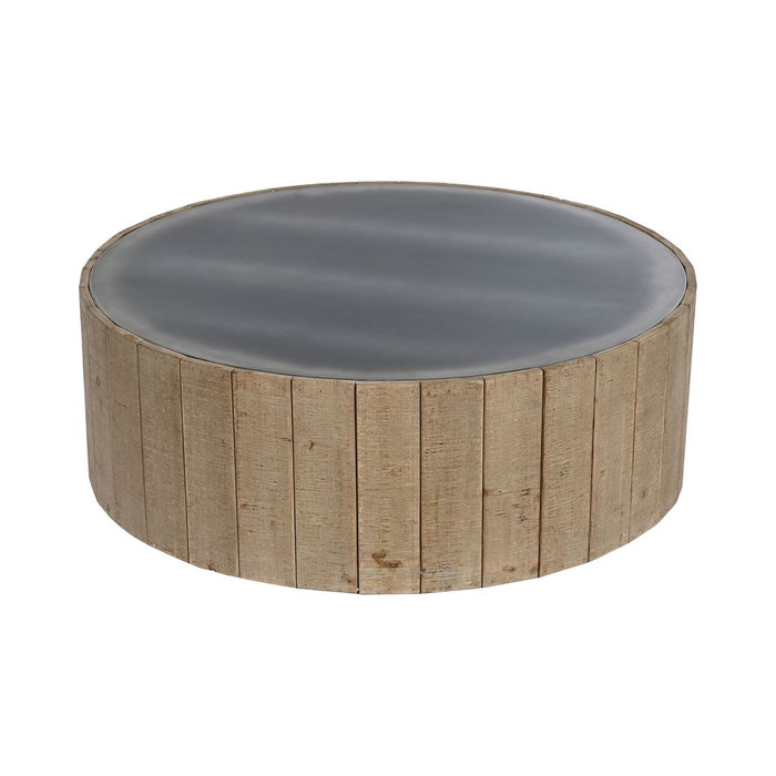 DKD Home Decor Mesa de Centro de Abeto y MDF Natural