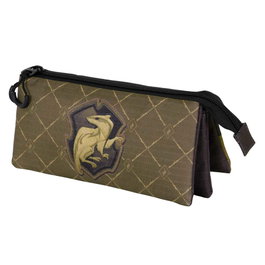 Karactermania Harry Potter Estuche Portatodo Triple Legacy Hufflepuff Marrón