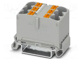 PHOENIX CONTACT PTFIX 6X10/S-NS35A GY Conector de carril gris