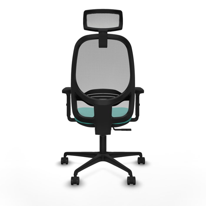 PIQUERAS Y CRESPO Silla de oficina Cilanco con mecanismo Sincro, Turquesa y Gris PIQUERAS Y CRESPO Silla de oficina Cilanco con mecanismo Sincro, Turquesa y Gris