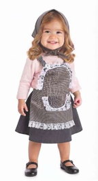 Creaciones Llopis Castañera Delantal Vichy 1-2Años