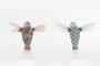DKD Home Decor Figura Colibrí Surtido de 2 Unidades