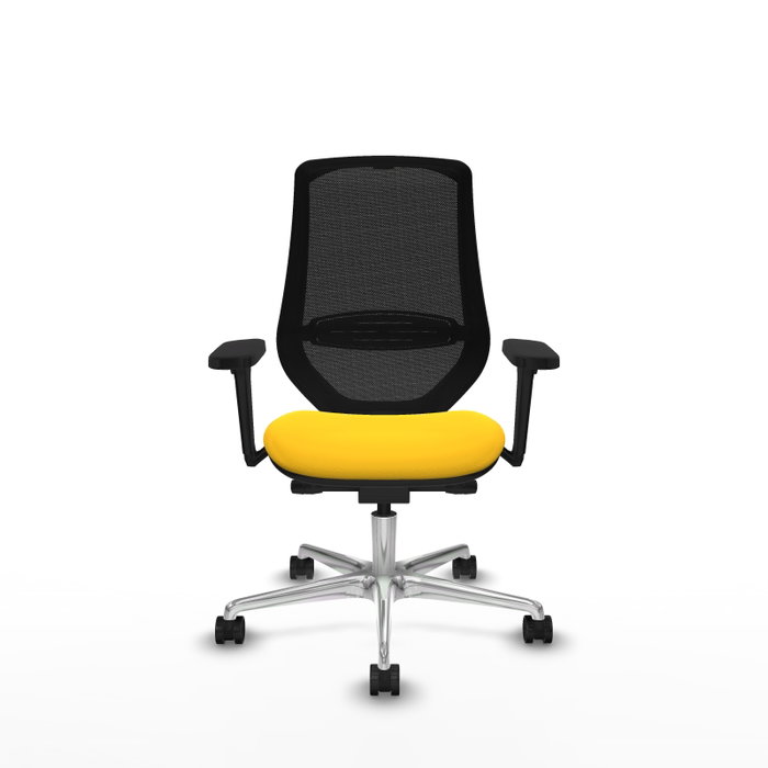 PIQUERAS Y CRESPO Silla de oficina Mardos con mecanismo Sincro/Traslack Amarillo y Negro PIQUERAS Y CRESPO Silla de oficina Mardos con mecanismo Sincro/Traslack Amarillo y Negro