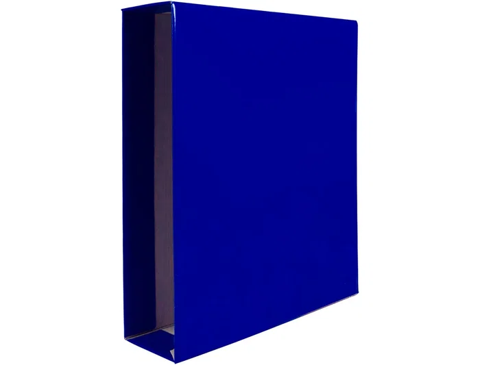 Liderpapel Documenta Caja Archivador de Palanca Cartón Folio Lomo 75mm Color Azul