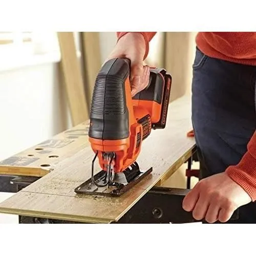 Black + Decker Sierra de calar inalámbrica 18 V BDCJS18E1-QW