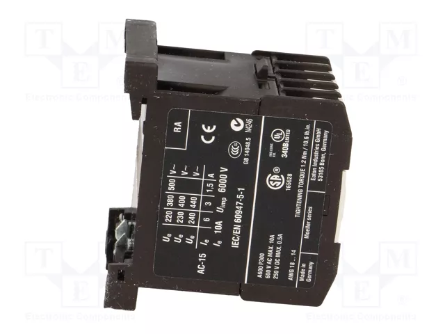 EATON ELECTRIC Contactor DILER 4-polar 24VDC 6A NC x2 + NA x2