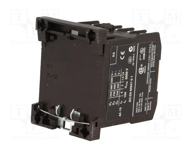 EATON ELECTRIC Contactor DILER 4-polar 24VDC 6A NC x2 + NA x2