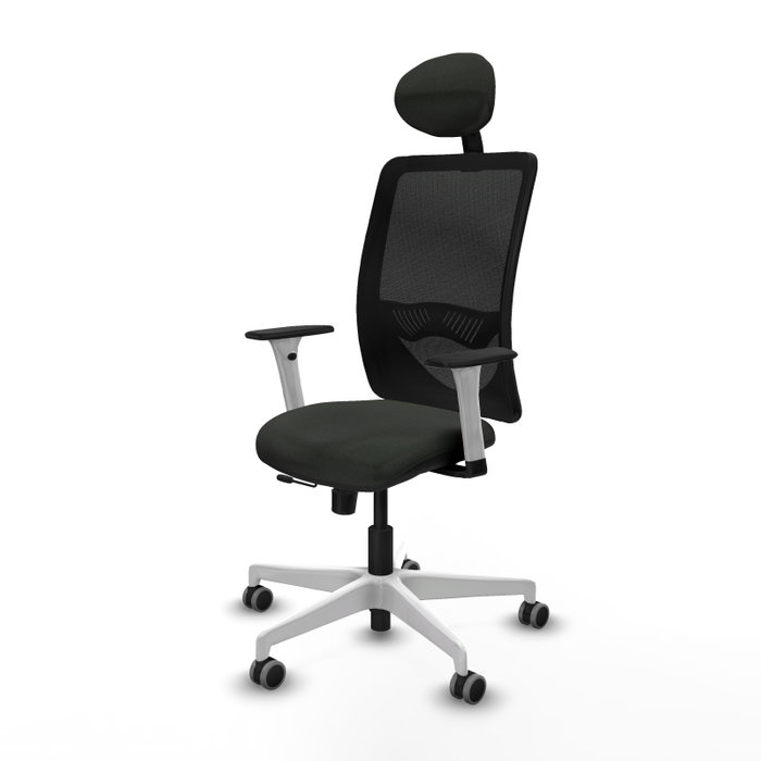 PIQUERAS Y CRESPO Silla de oficina Zulema con mecanismo Sincro/Traslack, Negro