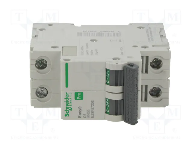 SCHNEIDER ELECTRIC Easy9 Pro MCB Interruptor magnetotérmico 2 polos 6A 6kA