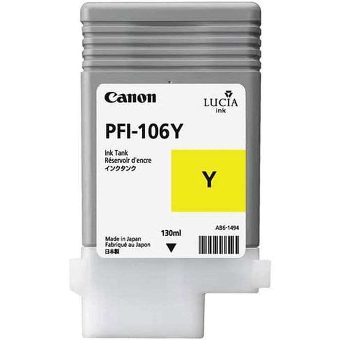 Canon PFI-106y Cartucho de Tinta Amarillo
