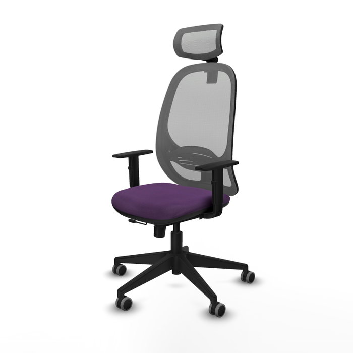 PIQUERAS Y CRESPO Silla de oficina Cilanco Morado y Gris PIQUERAS Y CRESPO Silla de oficina Cilanco Morado y Gris
