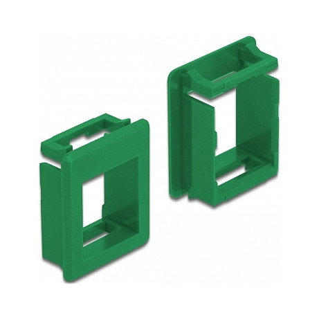 DeLOCK Soporte Keystone para carcasas, 4 unidades, Verde DeLOCK Soporte Keystone para carcasas, 4 unidades, Verde