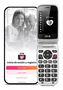 SPC Polaris - Teléfono móvil senior 4G con botón SOS, pantalla doble interior 2.8", app SPC Care de control remoto, compatible audífonos, negro, concha, base de carga incluida