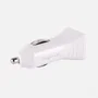 Approx APPUSBCARW Cargador USB para Coche 5V/1A con Protección Cortocircuito, Color Blanco, para Smartphone, Encendedor de Cigarrillos