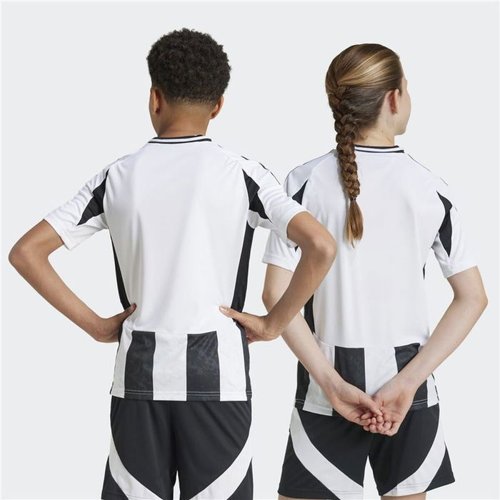 Camiseta de Fútbol de Manga Corta para Niños Adidas Juventus 24/25 Home Negro 11-12 Años