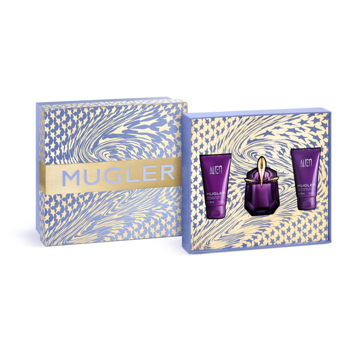 Mugler Set Thierry Mugler Alien para mujer con Eau de Parfum 30ml, Body Lotion 50ml y Shower Gel 50ml Mugler Set Thierry Mugler Alien para mujer con Eau de Parfum 30ml, Body Lotion 50ml y Shower Gel 50ml