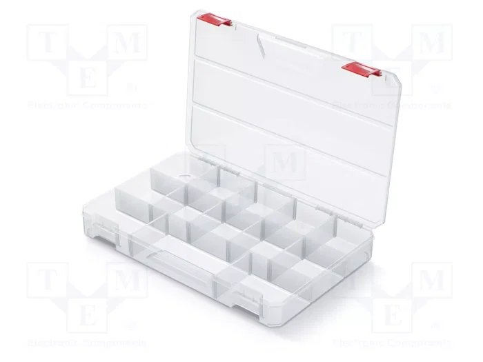 KISTENBERG SQR BOX Contenedor Transparente con Particiones KISTENBERG SQR BOX Contenedor Transparente con Particiones
