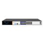 Extralink ARES PoE Switch 16x Gigabit PoE/PoE+, 2x SFP, 1x Konsolenport, 150W, Verwaltbar