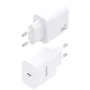 AISENS - CARGADOR GaN 20W, 1xUSB-C PD3.0, BLANCO