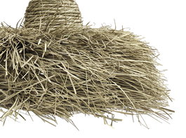 DKD Home Decor Lamps 2c 24 Lámpara de Techo Estilo Item Home Hecha a Mano Fibras Naturales 64 x 64 x 34 cm