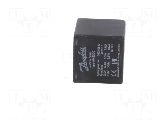 DANFOSS Bobina de electroválvula 230VAC 9,5W 9mm