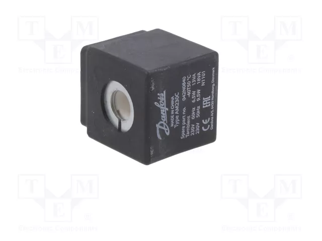 DANFOSS Bobina de electroválvula 230VAC 9,5W 9mm