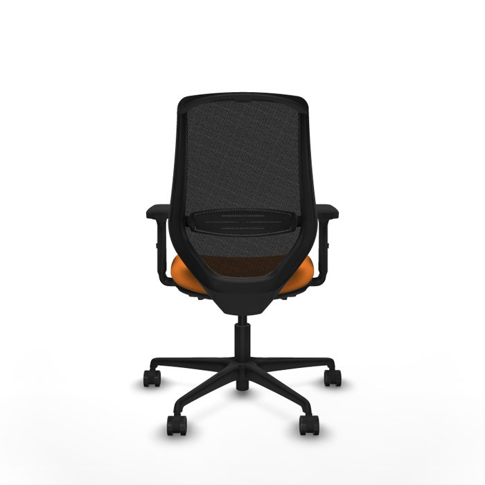 PIQUERAS Y CRESPO Silla de oficina Mardos Naranja y Negro