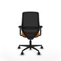 PIQUERAS Y CRESPO Silla de oficina Mardos Naranja y Negro