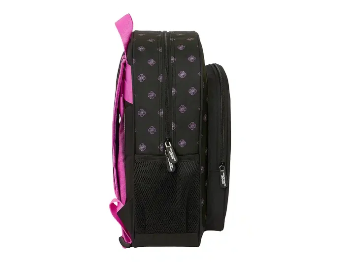 Safta Mochila Junior K-pop Demon Hunters Negra Adaptable a Carro