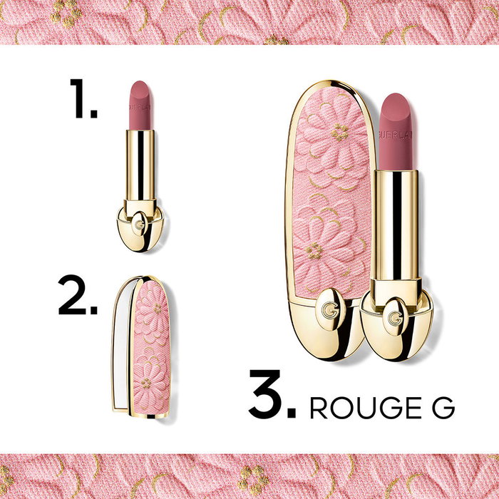 Guerlain Rouge G Cherry Blossom Carcasa Edición Limitada