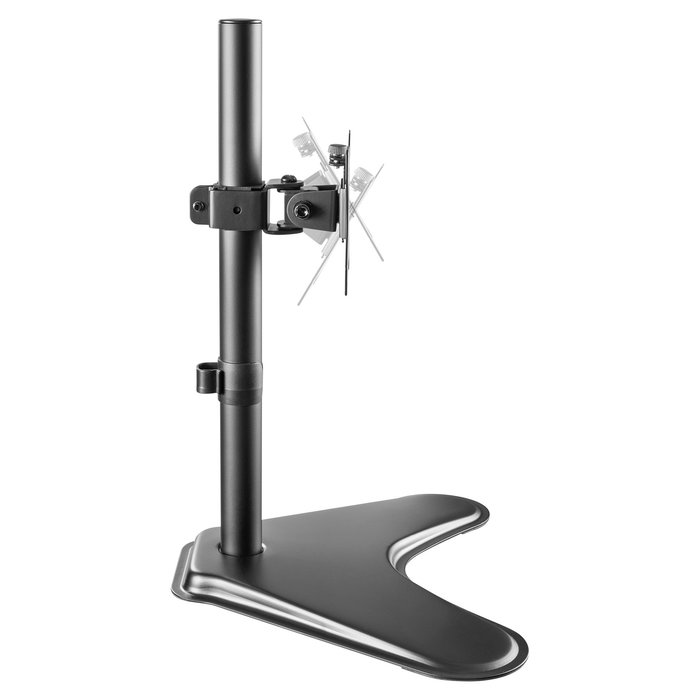 EQUIP Soporte Articulado de Sobremesa para Monitor LCD 13" - 32", Ajuste de Inclinación, Rotación y Giro, Gestión de Cables, VESA 75x75/100x100 mm, Negro