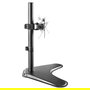 EQUIP Soporte Articulado de Sobremesa para Monitor LCD 13" - 32", Ajuste de Inclinación, Rotación y Giro, Gestión de Cables, VESA 75x75/100x100 mm, Negro