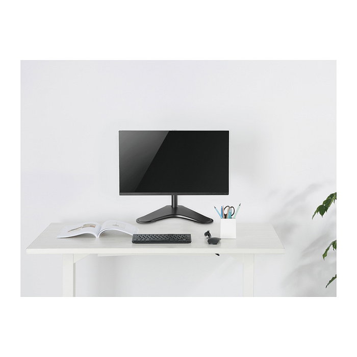 EQUIP Soporte Articulado de Sobremesa para Monitor LCD 13" - 32", Ajuste de Inclinación, Rotación y Giro, Gestión de Cables, VESA 75x75/100x100 mm, Negro