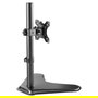 EQUIP Soporte Articulado de Sobremesa para Monitor LCD 13" - 32", Ajuste de Inclinación, Rotación y Giro, Gestión de Cables, VESA 75x75/100x100 mm, Negro