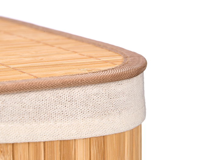 Kipit Pongotodo Rectangular Bambú Tela Natural 60L 40 x 50 x 30 cm (Set de 6)