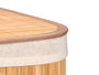 Kipit Pongotodo Rectangular Bambú Tela Natural 60L 40 x 50 x 30 cm (Set de 6)