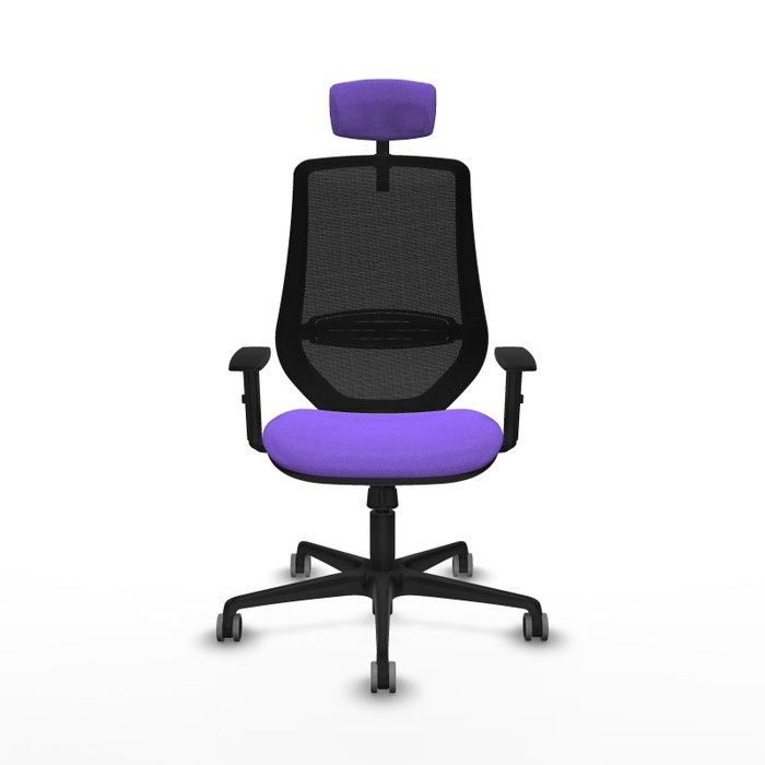 PIQUERAS Y CRESPO Silla de oficina Mardos con mecanismo Sincro, Lila y Negro PIQUERAS Y CRESPO Silla de oficina Mardos con mecanismo Sincro, Lila y Negro