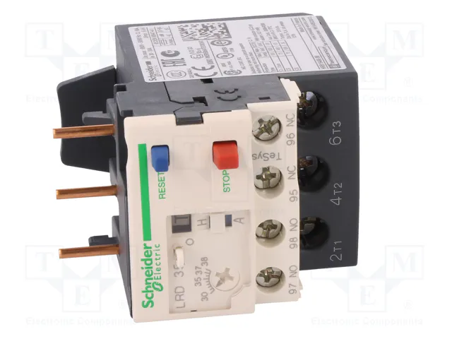 SCHNEIDER ELECTRIC Relé térmico TeSys D LRD35 30÷38A SCHNEIDER ELECTRIC Relé térmico TeSys D LRD35 30÷38A