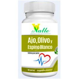 EL VALLE Ajo - Espino Blanco - Olivo 60Perlas Suplemento Cardiovascular