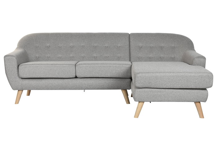 DKD Home Decor Sofá Scandi Topo Natural 226 cm DKD Home Decor Sofá Scandi Topo Natural 226 cm