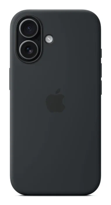Apple MGF14ZM/A Funda de Silicona con MagSafe para iPhone 17 - Negro, 45% silicona reciclada, interior de microfibra, protección contra caídas y rayones, carga inalámbrica