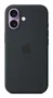 Apple MGF14ZM/A Funda de Silicona con MagSafe para iPhone 17 - Negro, 45% silicona reciclada, interior de microfibra, protección contra caídas y rayones, carga inalámbrica