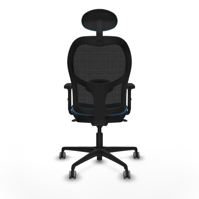 PIQUERAS Y CRESPO Silla de oficina Jorquera, mecanismo Sincro, Verde petróleo/Negro PIQUERAS Y CRESPO Silla de oficina Jorquera, mecanismo Sincro, Verde petróleo/Negro
