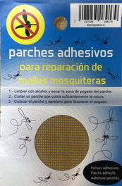 Parche Malla Mosquitera F Vidrio Gris 9x14,5cm