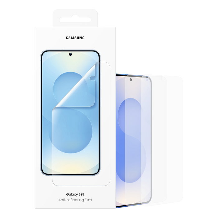 Samsung Protector de Pantalla Anti-Reflejante Transparente para Galaxy S25 - EF-US931CTEGWW - 6.2 Pulgadas - Resistente Suciedad y Polvo - 1 Pieza