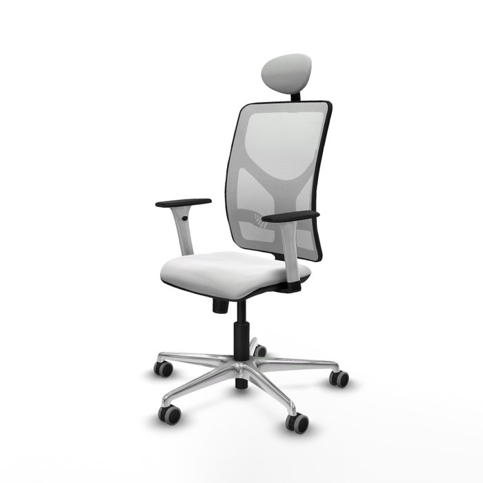 PIQUERAS Y CRESPO Silla de oficina Motilla con mecanismo Sincro Blanca PIQUERAS Y CRESPO Silla de oficina Motilla con mecanismo Sincro Blanca
