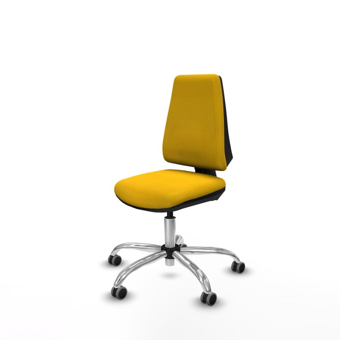 PIQUERAS Y CRESPO Silla de oficina Elche Amarillo sin brazos PIQUERAS Y CRESPO Silla de oficina Elche Amarillo sin brazos